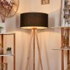 Saladillo Staande lamp Hout licht, Wit, 1-licht