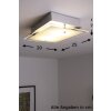 Honsel LAPO Plafondlamp LED Chroom, Wit