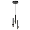 Lucide MARGARY Hanglamp LED Zwart, 3-lichts