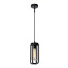 Lucide GARLAND Buiten hanglamp Zwart, 1-licht