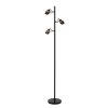 Lucide TUNDRAN Staande lamp Zwart, 3-lichts