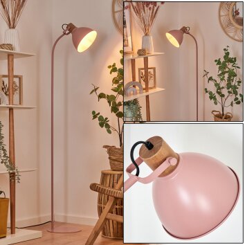 Chipou Staande lamp Roze, 1-licht