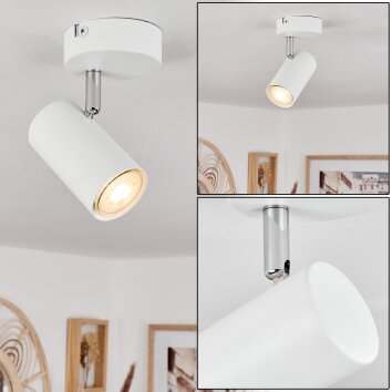 Javel Plafondlamp Wit, 1-licht