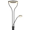 Globo EBRO Uplighter LED Zwart, 1-licht