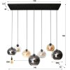 Multi Hanglamp Antraciet, 7-lichts