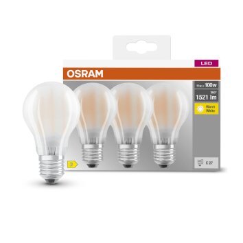 OSRAM Set van 3 LED E27 11 Watt 2700 Kelvin 1521 Lumen