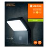 LEDVANCE ENDURA® Buiten muurverlichting Grijs, 1-licht, Bewegingsmelder