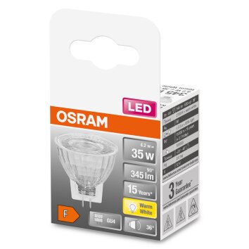 OSRAM LED STAR GU4 4,2 watt 2700 kelvin 345 lumen