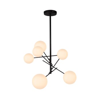 Lucide ALARA Hanglamp LED Zwart, 6-lichts