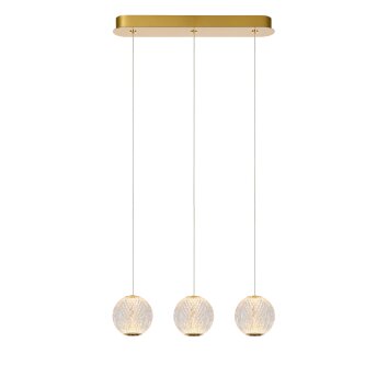 Lucide CINTRA Hanglamp LED Goud, 3-lichts