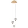 Lucide CINTRA Hanglamp LED Goud, 3-lichts