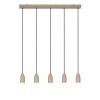 Lucide EVORA Hanglamp Taupe, 5-lichts