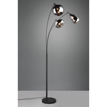 Trio Lumina Staande lamp Zwart, 3-lichts