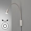 Fischer & Honsel Justi Muurlamp LED Nikkel mat, 1-licht