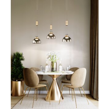 Fischer & Honsel Avignon Hanglamp LED Zwart, 3-lichts