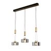 Fischer & Honsel Lavin Hanglamp LED Zwart, 3-lichts