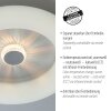 Leuchten-Direkt VERTIGO Plafondlamp LED Wit, 1-licht, Afstandsbediening