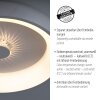 Leuchten-Direkt VERTIGO Plafondlamp LED Wit, 1-licht, Afstandsbediening