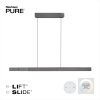 Paul Neuhaus PURE-MOTO-RISE Hanglamp LED Grijs, 3-lichts, Afstandsbediening