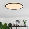 Hooper Plafondpaneel LED Zwart, 1-licht