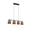 Reality DAVOS Hanglamp Taupe, 4-lichts