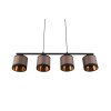 Reality DAVOS Hanglamp Taupe, 4-lichts