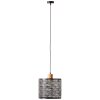 Brilliant Santy Hanglamp Zwart, 1-licht