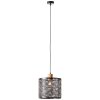 Brilliant Santy Hanglamp Zwart, 1-licht