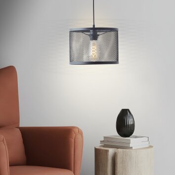 Brilliant Maze Hanglamp Zwart, 1-licht