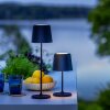 Brilliant Kaami Tafellamp voor buiten LED Zwart, 1-licht