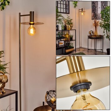 Faido Staande lamp Messing, 1-licht