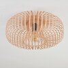 Wemude Plafondlamp Beige, Zwart, 1-licht