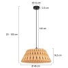 Steinhauer Maze Hanglamp, 1-licht