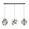 Cosmos Hanglamp Antraciet, 3-lichts