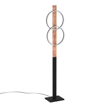 Eglo BOYAL Staande lamp LED Natuurlijke kleuren, Zwart, 2-lichts