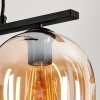 Vevino Hanglamp Glas 20cm Amber, 3-lichts