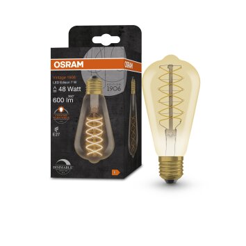 OSRAM Vintage 1906® LED E27 7 Watt 2200 Kelvin 600 Lumen