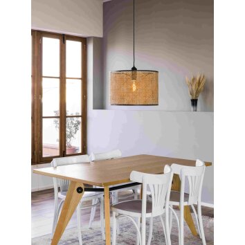 Faro Barcelona Mambo Hanger Zwart, 1-licht