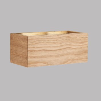 Fischer & Honsel SHINEWOOD Muurlamp LED Natuurlijke kleuren, 4-lichts