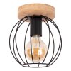 Lecueder Plafondlamp Hout licht, 1-licht