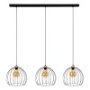 Lecueder Hanglamp Hout licht, 3-lichts