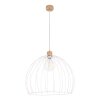 Lecueder Hanglamp Hout licht, 1-licht