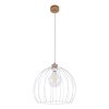 Lecueder Hanglamp Hout licht, 1-licht