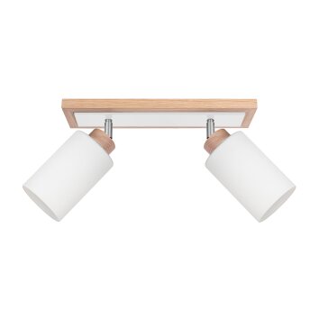 Represita Plafondlamp Hout licht, 2-lichts