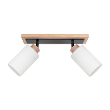 Represita Plafondlamp Hout licht, 2-lichts