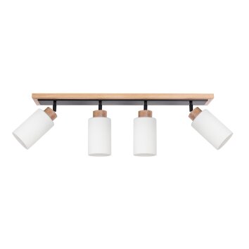 Represita Plafondlamp Hout licht, 4-lichts