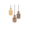 Trio AGUDO Hanglamp Zwart, 3-lichts