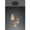 Trio AGUDO Hanglamp Zwart, 3-lichts