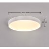 Trio DOHA Plafondlamp LED Wit, 1-licht