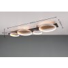 Trio Medera Plafondlamp LED Zwart, Titan, 1-licht